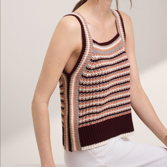 Wilfred Tops - Aritzia | Wilfred Caumont Striped Sweater Tank
